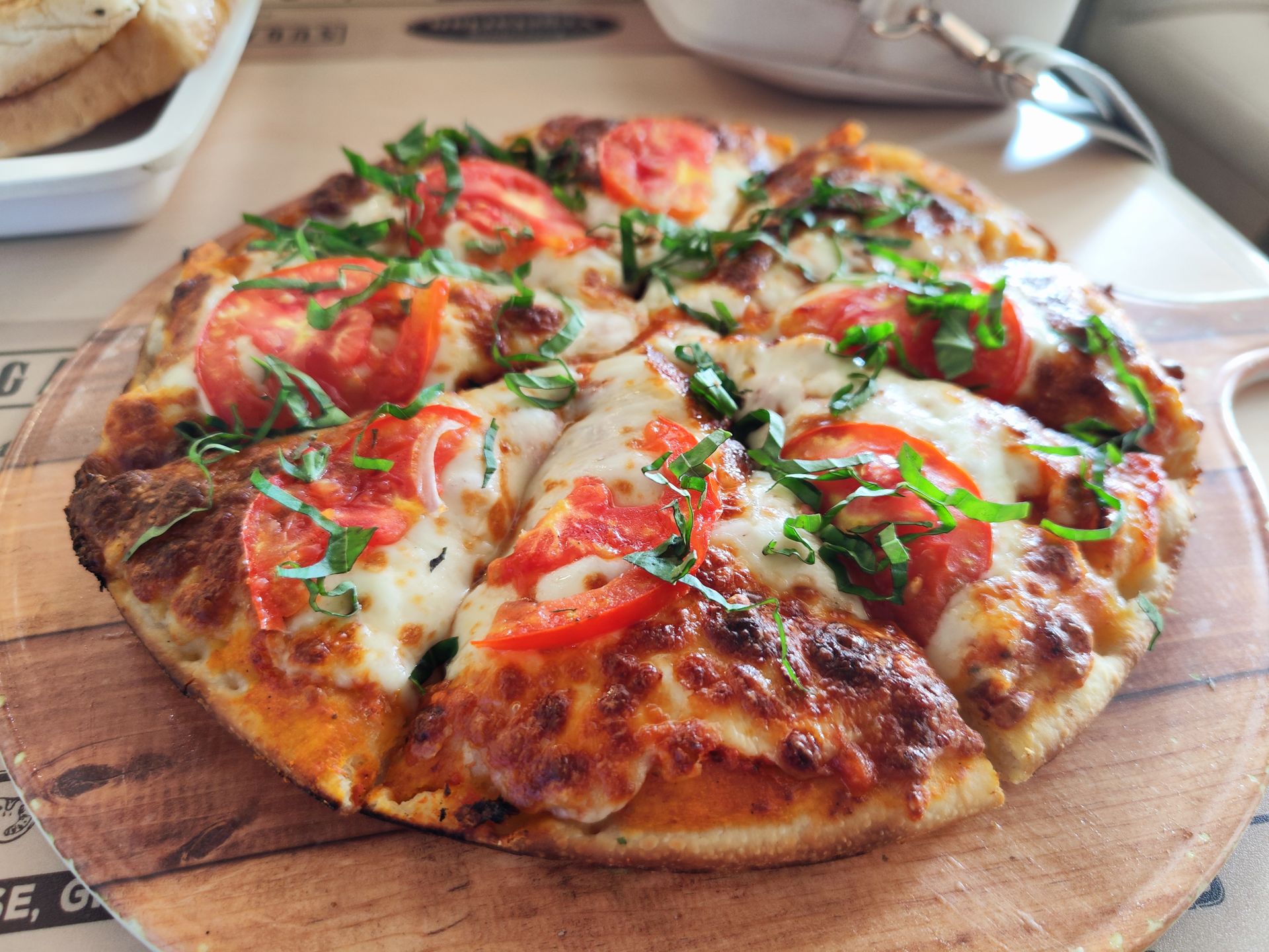 Italian pizza at LA PIAZZA Bistro & Bar